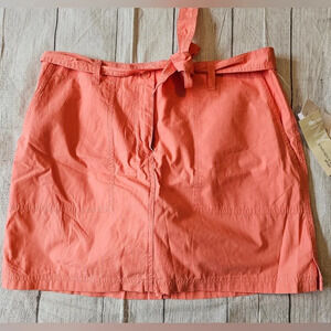 Jones New York Sport Skort •Size 12• New w/ Tags Cotton Watermelon with Pockets